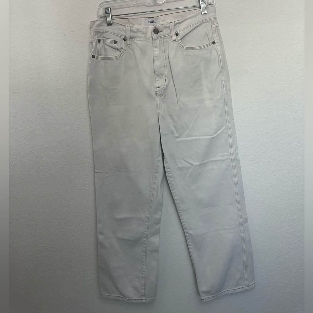 Pistola Off White Boyfriend Jeans Size 28